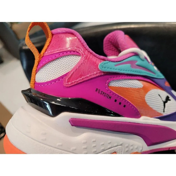 Women Puma Rs Fast Hypnotize Sneaker-  Size 6 - Vibrant Colors -  Brand New - Picture 11 of 16